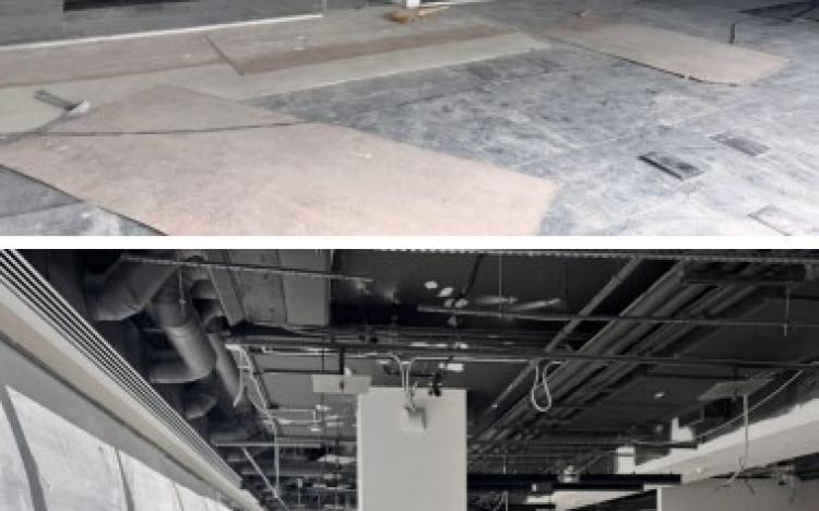 Общий вид этажа (open space)